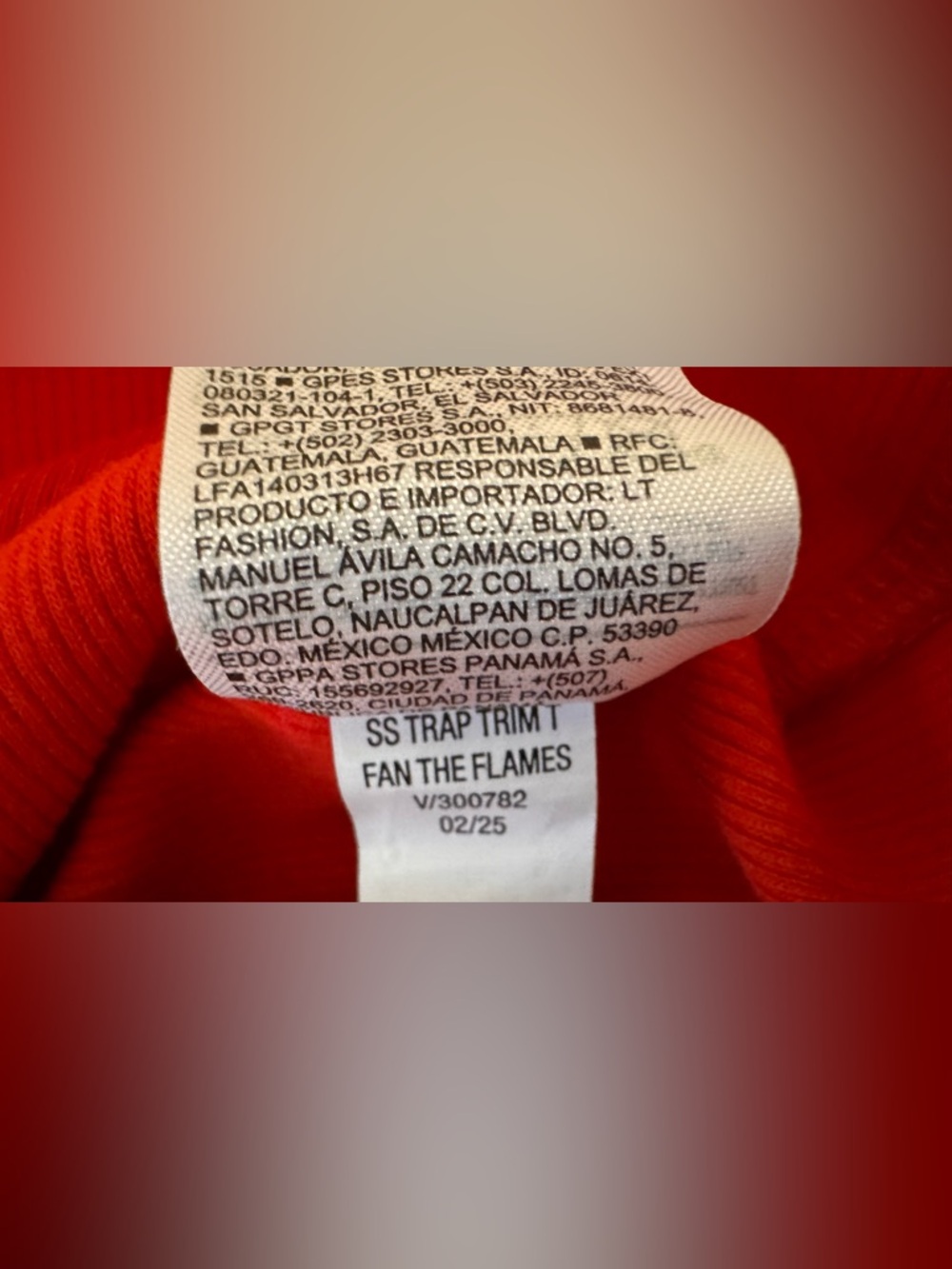 Fitted Square Neck Red Top sz 3X - Picture 12 of 12